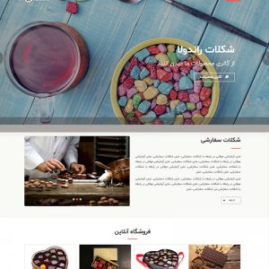 طراحی سایت شکلات راندولا